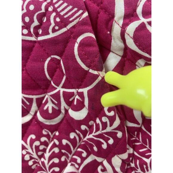 Vera Bradley Alice Kisslock Shoulder Bag-Twilly Birds Pink Pattern-Retired - Picture 4 of 16